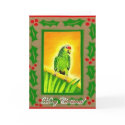 Amazon Red Lored Parrot Christmas Cards