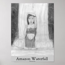 Amazon Waterfall Print