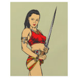 Amazon Women and Sword Flyer Design