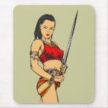 Amazon Women and Sword mousepads