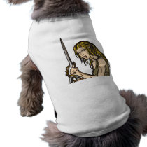 Amazon Women Courage Doggie T Shirt