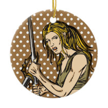 Amazon Women Courage Christmas Tree Ornament