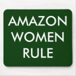 AMAZON WOMEN RULE MOUSE MATS