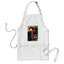 Ambassadeurs: Artistide Bruant by Toulouse Lautrec Apron