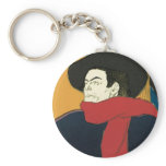 Ambassadeurs: Artistide Bruant by Toulouse Lautrec Key Chains