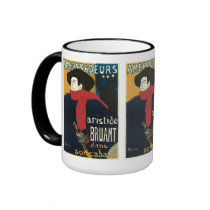 Ambassadeurs: Artistide Bruant by Toulouse Lautrec Mugs