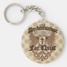 Ambassador For Christ, Corinthians Bible Verse Keychain