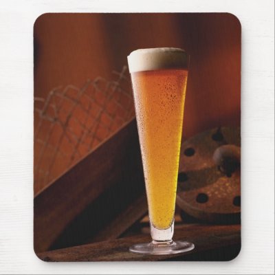 Amber Beer Mousepad by lifethroughalens