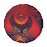 Amber Goddess – Orange and Gold Passion Fridge Magnets
