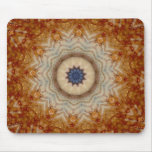 Amber Kaleidoscope Pattern Mousepads