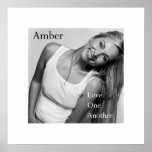 Amber--love-one-another 20x20 matte UV Poster