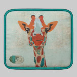 Amber Peeking Giraffe Monogram  iPad Sleeve ipad sleeves