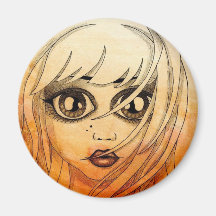 Amber Refrigerator Magnet