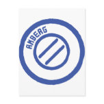 AMBERG City STamp Postcard