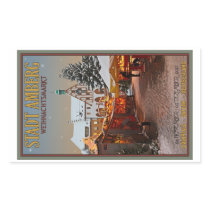 Amberg Weihnachtsmarkt Rectangle Stickers