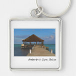 Ambergris Caye Belise Tropical Destination Keychains