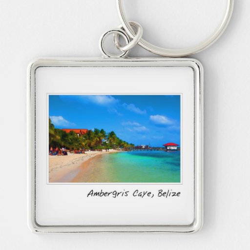 Ambergris Caye San Pedro Belise Keychains