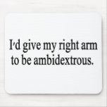 Ambidextrous mousepads