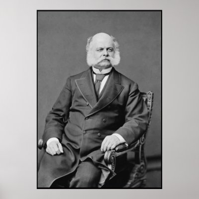 Ambrose Burnside and His Sideburns -- Border Posters by parrow1978