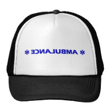 Ambulance (backward) mesh hats