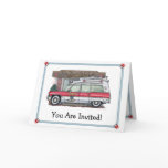 Ambulance Birthday Party Invitation Card