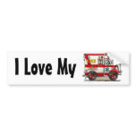 "Ambulance EMS Box Truck, I Love My Bumper Sticker bumper stickers