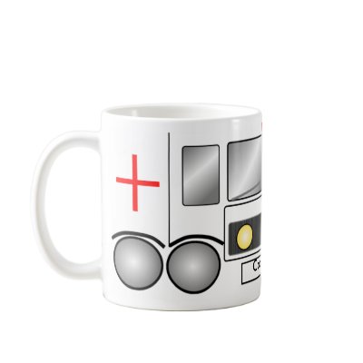 Ambulance Coffee Mug by Eddys_Mad_Mugs