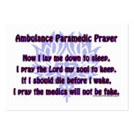 Ambulance Paramedic Prayer business cards