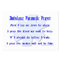 Ambulance Paramedic Prayer business cards