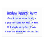 Ambulance Paramedic Prayer business cards