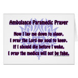 Ambulance Paramedic Prayer cards