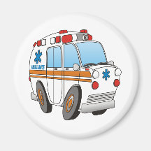 Ambulance Refrigerator Magnets