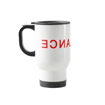 Ambulance Text Backwards mug by RealSlogans