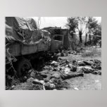 Ambushed Germans in Chambois France World War II posters