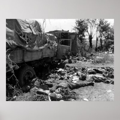Ambushed Germans in Chambois France World War II Posters by PaperTimeMachine