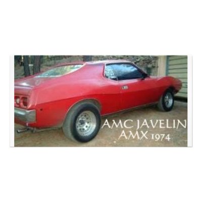 AMC JAVELIN AMX 1974 PHOTO CARD by LOOSIELUCY