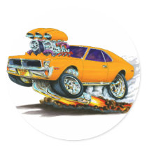 AMC Javelin Orange Car Sticker