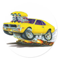 AMC Javelin Yellow Car Sticker
