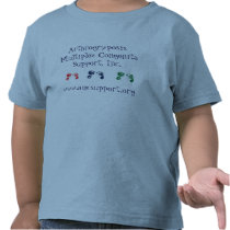 AMCSI Blue Toddler Tee w/multi feet