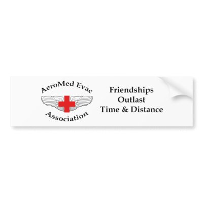 AMEA friendships Bumper Stickers by aeromedevac