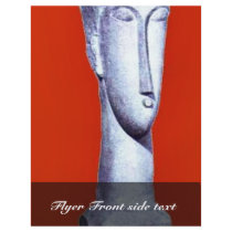 Amedeo Modigliani By Amedeo Modigliani Flyer Design