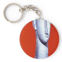 Amedeo Modigliani By Amedeo Modigliani Keychains