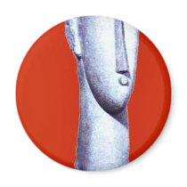 Amedeo Modigliani By Amedeo Modigliani Fridge Magnet