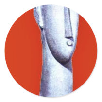 Amedeo Modigliani By Amedeo Modigliani Round Stickers