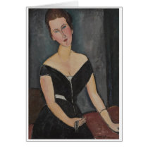 Amedeo Modigliani - Mrs. G. van Muyden 1916-1917