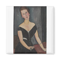 Amedeo Modigliani - Mrs. G. van Muyden 1916-1917