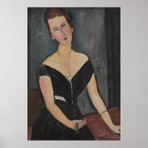 Amedeo Modigliani - Mrs. G. van Muyden 1916-1917