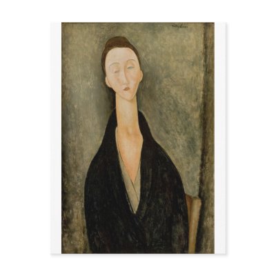 Amedeo Modigliani - Portait Lunia Czechowska 1918 Postcard