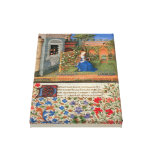 Amelia in the rosegarden stretched canvas prints