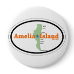 Amelia Island. Pinback Buttons